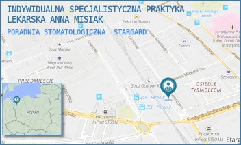 PORADNIA STOMATOLOGICZNA - INDYWIDUALNA SPECJALISTYCZNA PRAKTYKA LEKARSKA ANNA MISIAK - DWORCOWA 9,  STARGARD