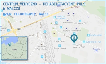DZIAŁ FIZJOTERAPII - CENTRUM MEDYCZNO - REHABILITACYJNE PULS W WAŁCZU - BUDOWLANYCH 10,  WAŁCZ