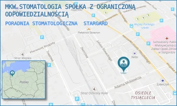 PORADNIA STOMATOLOGICZNA - MKW STOMATOLOGIA SPÓŁKA Z OGRANICZONĄ ODPOWIEDZIALNOŚCIĄ - SŁOWACKIEGO 8A/1,  STARGARD