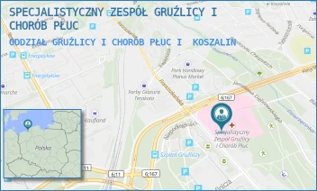 ODDZIAŁ GRUŹLICY I CHORÓB PŁUC I - SPECJALISTYCZNY ZESPÓŁ GRUŹLICY I CHORÓB PŁUC - NIEPODLEGŁOŚCI 44/48,  KOSZALIN