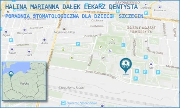 PORADNIA STOMATOLOGICZNA DLA DZIECI - HALINA MARIANNA DAŁEK LEKARZ DENTYSTA - ŚWIĘTOBORZYCÓW 40,  SZCZECIN