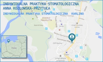 INDYWIDUALNA PRAKTYKA STOMATOLOGICZNA - INDYWIDUALNA PRAKTYKA STOMATOLOGICZNA ANNA KOZŁOWSKA-PRZYTUŁA - KOSZALIŃSKA 25,  KARLINO