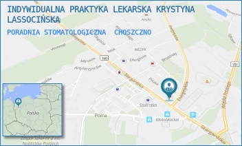 PORADNIA STOMATOLOGICZNA - INDYWIDUALNA PRAKTYKA LEKARSKA KRYSTYNA LASSOCIŃSKA - STARGARDZKA 16,  CHOSZCZNO