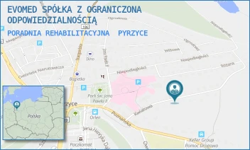 PORADNIA REHABILITACYJNA - EVOMED SPÓŁKA Z OGRANICZONA ODPOWIEDZIALNOŚCIĄ - KWIATOWA 2,  PYRZYCE
