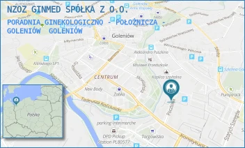 PORADNIA GINEKOLOGICZNO - POŁOŻNICZA - GOLENIÓW - NZOZ GINMED SPÓŁKA Z O.O. - POCZTOWA 43,  GOLENIÓW
