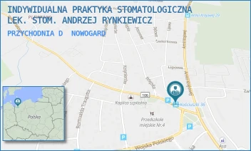 PRZYCHODNIA D - INDYWIDUALNA PRAKTYKA STOMATOLOGICZNA LEK. STOM. ANDRZEJ RYNKIEWICZ - KOŚCIUSZKI 36,  NOWOGARD