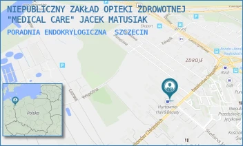 PORADNIA ENDOKRYLOGICZNA - NIEPUBLICZNY ZAKŁAD OPIEKI ZDROWOTNEJ "MEDICAL CARE" JACEK MATUSIAK - BATALIONÓW CHŁOPSKICH 86,  SZCZECIN