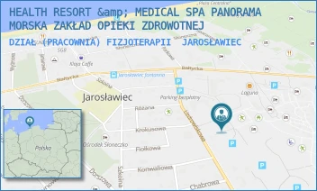 DZIAŁ (PRACOWNIA) FIZJOTERAPII - HEALTH RESORT &amp; MEDICAL SPA PANORAMA MORSKA ZAKŁAD OPIEKI ZDROWOTNEJ - UZDROWISKOWA 15,  JAROSŁAWIEC