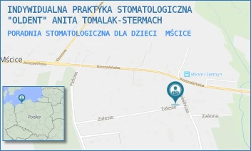 PORADNIA STOMATOLOGICZNA DLA DZIECI - INDYWIDUALNA PRAKTYKA STOMATOLOGICZNA "OLDENT" ANITA TOMALAK-STERMACH - RZEMIEŚLNICZA 4,  MŚCICE