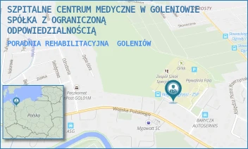 PORADNIA REHABILITACYJNA - SZPITALNE CENTRUM MEDYCZNE W GOLENIOWIE SPÓŁKA Z OGRANICZONĄ ODPOWIEDZIALNOŚCIĄ - NIEPODLEGŁOŚCI 1,  GOLENIÓW