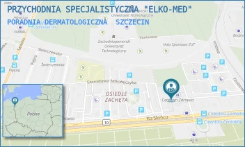 PORADNIA DERMATOLOGICZNA - PRZYCHODNIA SPECJALISTYCZNA "ELKO-MED" - KU SŁOŃCU 23/24,  SZCZECIN