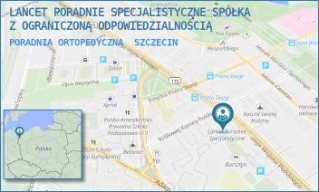 PORADNIA ORTOPEDYCZNA - LANCET PORADNIE SPECJALISTYCZNE SPÓŁKA Z OGRANICZONĄ ODPOWIEDZIALNOŚCIĄ - AL. WOJ. POLSKIEGO 92,  SZCZECIN