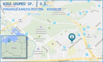 PORADNIA KARDIOLOGICZNA - NZOZ UROMED SP. Z O.O. - GŁOWACKIEGO 7,  KOSZALIN