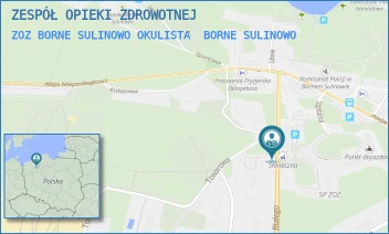 ZOZ BORNE SULINOWO OKULISTA - ZESPÓŁ OPIEKI ZDROWOTNEJ - ORŁA BIAŁEGO 5,  BORNE SULINOWO