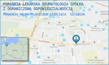 PORADNIA REUMATOLOGICZNA DZIECIĘCA - PORADNIA LEKARSKA REUMATOLOGIA SPÓŁKA Z OGRANICZONĄ ODPOWIEDZIALNOŚCIĄ - EMILII PLATER 13,  SZCZECIN