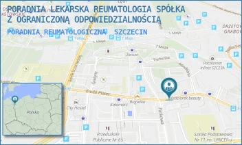 PORADNIA REUMATOLOGICZNA - PORADNIA LEKARSKA REUMATOLOGIA SPÓŁKA Z OGRANICZONĄ ODPOWIEDZIALNOŚCIĄ - EMILII PLATER 13,  SZCZECIN