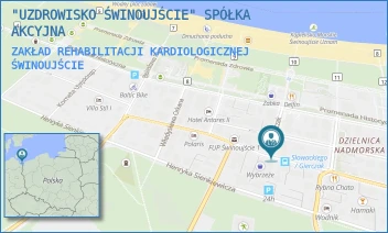 ZAKŁAD REHABILITACJI KARDIOLOGICZNEJ - "UZDROWISKO ŚWINOUJŚCIE" SPÓŁKA AKCYJNA - EMILII GIERCZAK 2,  ŚWINOUJŚCIE