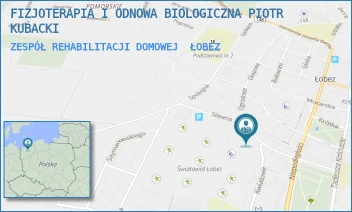 ZESPÓŁ REHABILITACJI DOMOWEJ - FIZJOTERAPIA I ODNOWA BIOLOGICZNA PIOTR KUBACKI - OGRODOWA 5A/PARTER,  ŁOBEZ