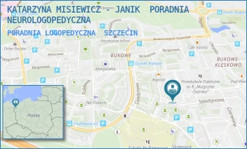 PORADNIA LOGOPEDYCZNA - KATARZYNA MISIEWICZ - JANIK  PORADNIA NEUROLOGOPEDYCZNA - SELEDYNOWA 75A,  SZCZECIN