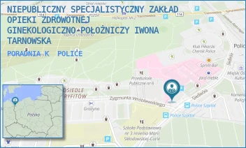 PORADNIA K - NIEPUBLICZNY SPECJALISTYCZNY ZAKŁAD OPIEKI ZDROWOTNEJ GINEKOLOGICZNO-POŁOŻNICZY IWONA TARNOWSKA - SIEDLECKA 2A,  POLICE