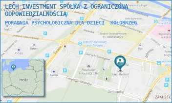 PORADNIA PSYCHOLOGICZNA DLA DZIECI - LECH INVESTMENT SPÓŁKA Z OGRANICZONA ODPOWIEDZIALNOŚCIĄ - PPOR. EDMUNDA ŁOPUSKIEGO 52,  KOŁOBRZEG