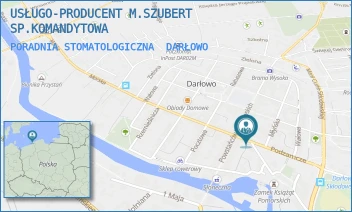 PORADNIA STOMATOLOGICZNA - USŁUGO-PRODUCENT M.SZUBERT SP.KOMANDYTOWA - PODZAMCZE 1A,  DARŁOWO