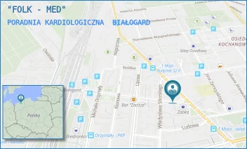PORADNIA KARDIOLOGICZNA - "FOLK - MED" - 1 MAJA 23,  BIAŁOGARD