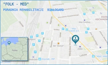 PORADNIA REHABILITACJI - "FOLK - MED" - 1 MAJA 23,  BIAŁOGARD