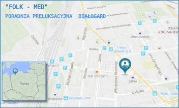 PORADNIA PRELUKSACYJNA - "FOLK - MED" - 1 MAJA 23,  BIAŁOGARD