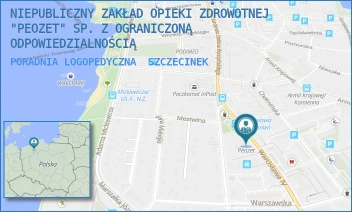 PORADNIA LOGOPEDYCZNA - NIEPUBLICZNY ZAKŁAD OPIEKI ZDROWOTNEJ "PEOZET" SP. Z OGRANICZONĄ ODPOWIEDZIALNOŚCIĄ - WARCISŁAWA IV 3,  SZCZECINEK