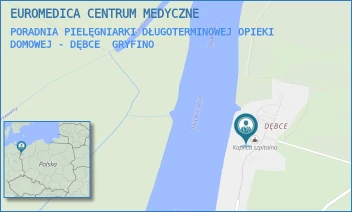PORADNIA PIELĘGNIARKI DŁUGOTERMINOWEJ OPIEKI DOMOWEJ - DĘBCE - EUROMEDICA CENTRUM MEDYCZNE - DĘBCE 11,  GRYFINO