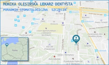 PORADNIA STOMATOLOGICZNA - MONIKA OLESIŃSKA LEKARZ DENTYSTA - K.NAPIERSKIEGO 15C/1,  SZCZECIN