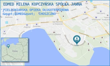 PIELĘGNIARSKA OPIEKA DŁUGOTERMINOWA "EDMED" - EDMED MILENA KOPCZYŃSKA SPÓŁKA JAWNA - NIEDZIAŁKOWSKIEGO 17,  CHOSZCZNO