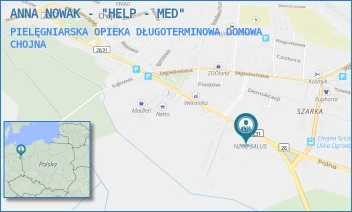 PIELĘGNIARSKA OPIEKA DŁUGOTERMINOWA DOMOWA - HELP-MED SPÓŁKA Z O.O. - KOŚCIUSZKI 5,  CHOJNA