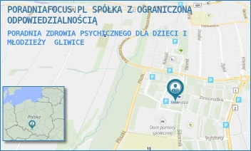 PORADNIA ZDROWIA PSYCHICZNEGO DLA DZIECI I MŁODZIEŻY - PORADNIAFOCUS.PL SPÓŁKA Z OGRANICZONĄ ODPOWIEDZIALNOŚCIĄ - UL. SIKORNIK 18,  GLIWICE