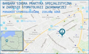 PORADNIA STOMATOLOGICZNA - BARBARA SIKORA PRAKTYKA SPECJALISTYCZNA W ZAKRESIE STOMATOLOGII ZACHOWAWCZEJ - AL.NIEPODLEGŁOŚCI 23/109,  ZIELONA GÓRA