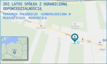 PORADNIA POŁOŻNICZO -GINEKOLOGICZNA W MIERZĘCICACH - ZOZ LATOS SPÓŁKA Z OGRANICZONĄ ODPOWIEDZIALNOŚCIĄ - UL. WOLNOŚCI 137,  MIERZĘCICE