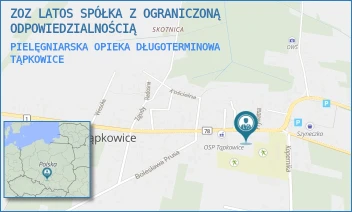 PIELĘGNIARSKA OPIEKA DŁUGOTERMINOWA - ZOZ LATOS SPÓŁKA Z OGRANICZONĄ ODPOWIEDZIALNOŚCIĄ - UL. ZWYCIĘSTWA 15,  TĄPKOWICE
