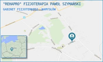 GABINET FIZJOTERAPII - "REHAPRO" FIZJOTERAPIA PAWEŁ SZYMAŃSKI - UL. KOŚCIELNA 2,  NAMYSŁÓW