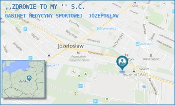 GABINET MEDYCYNY SPORTOWEJ - ,,ZDROWIE TO MY '' S.C. - UROCZA 14,  JÓZEFOSŁAW