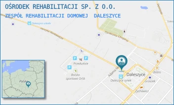 ZESPÓŁ REHABILITACJI DOMOWEJ - OŚRODEK REHABILITACJI SP. Z O.O. - STASZICA 22,  DALESZYCE