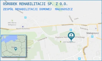 ZESPÓŁ REHABILITACJI DOMOWEJ - OŚRODEK REHABILITACJI SP. Z O.O. - JASZOWSKIEGO 3,  MAŁOGOSZCZ