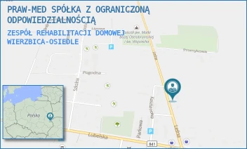 ZESPÓŁ REHABILITACJI DOMOWEJ - PRAW-MED SPÓŁKA Z OGRANICZONĄ ODPOWIEDZIALNOŚCIĄ - LEŚNA 8,  WIERZBICA-OSIEDLE