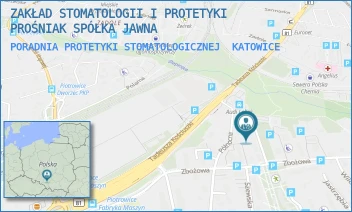 PORADNIA PROTETYKI STOMATOLOGICZNEJ - ZAKŁAD STOMATOLOGII I PROTETYKI PROŚNIAK SPÓŁKA JAWNA - UL. ZBOŻOWA 20,  KATOWICE