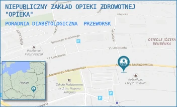 PORADNIA DIABETOLOGICZNA - NIEPUBLICZNY ZAKŁAD OPIEKI ZDROWOTNEJ "OPIEKA" - UL. MISIĄGIEWICZA 28,  PRZEWORSK