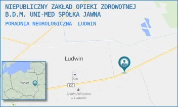PORADNIA NEUROLOGICZNA - NIEPUBLICZNY ZAKŁAD OPIEKI ZDROWOTNEJ B.D.M. UNI-MED SPÓŁKA JAWNA - 15,  LUDWIN