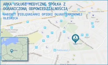 GABINET PIELĘGNIARKI OPIEKI DŁUGOTERMINOWEJ - NIEPUBLICZNY ZAKŁAD OPIEKI ZDROWOTNEJ "ARKA" - UL. MIKOŁAJA KOPERNIKA 12,  OLEŚNICA