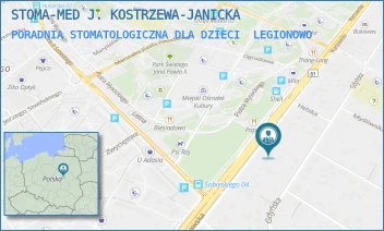 PORADNIA STOMATOLOGICZNA DLA DZIECI - STOMA-MED J. KOSTRZEWA-JANICKA - WARSZAWSKA 95,  LEGIONOWO
