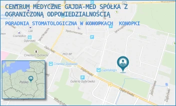 PORADNIA STOMATOLOGICZNA W KONOPKACH - CENTRUM MEDYCZNE GAJDA-MED SPÓŁKA Z OGRANICZONĄ ODPOWIEDZIALNOŚCIĄ - 8,  KONOPKI