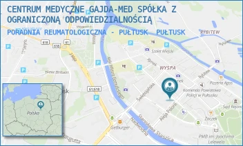 PORADNIA REUMATOLOGICZNA - PUŁTUSK - CENTRUM MEDYCZNE GAJDA-MED SPÓŁKA Z OGRANICZONĄ ODPOWIEDZIALNOŚCIĄ - PIOTRA SKARG 23/29,  PUŁTUSK